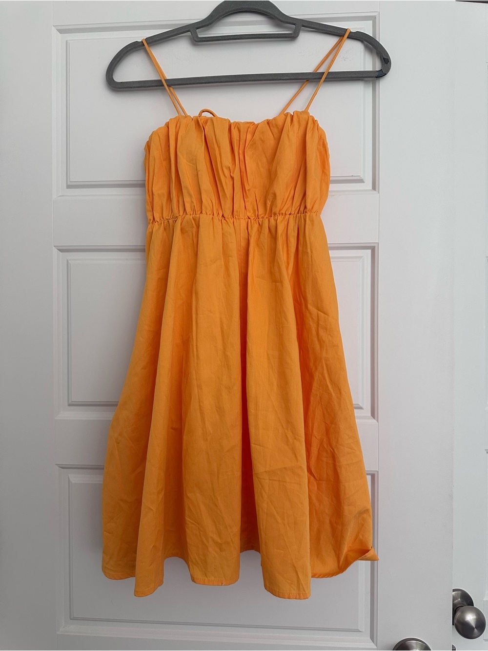 ASOS Orange mini cotton dress